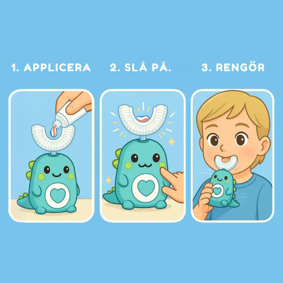 Kiko - barntandborste 360°